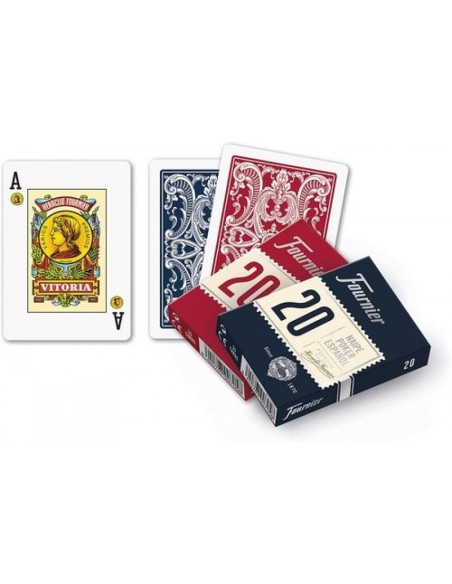 Baraja Poker espanol nº20 estuche carton 55 cartas